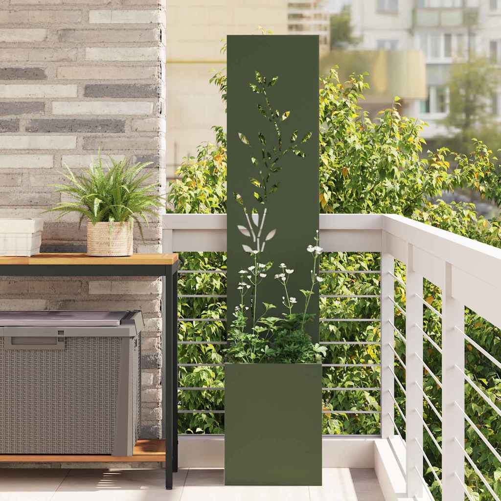 Écran de confidentialité de jardin Vert olive 32 x 140 cm XIOS