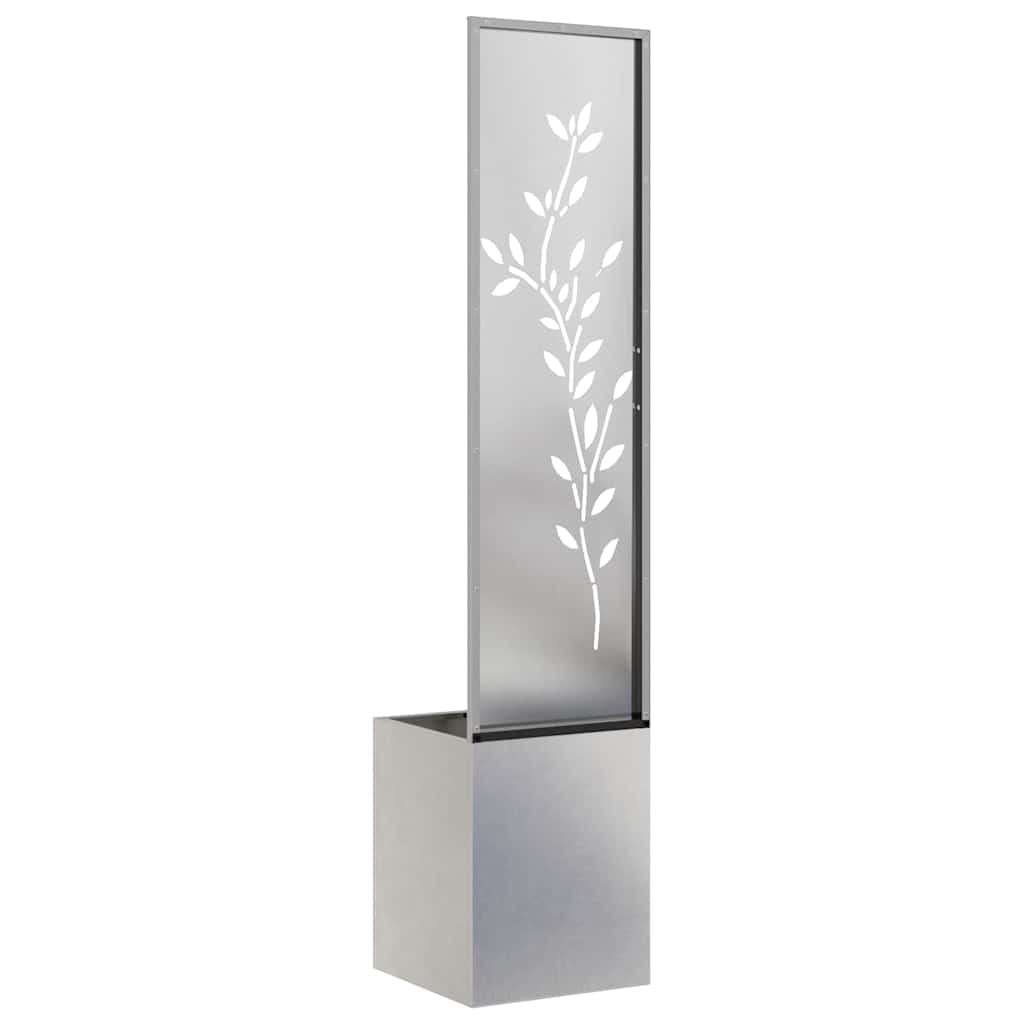 Écran de confidentialité de jardin Floral Argent 32 x 140 cm - XIOS