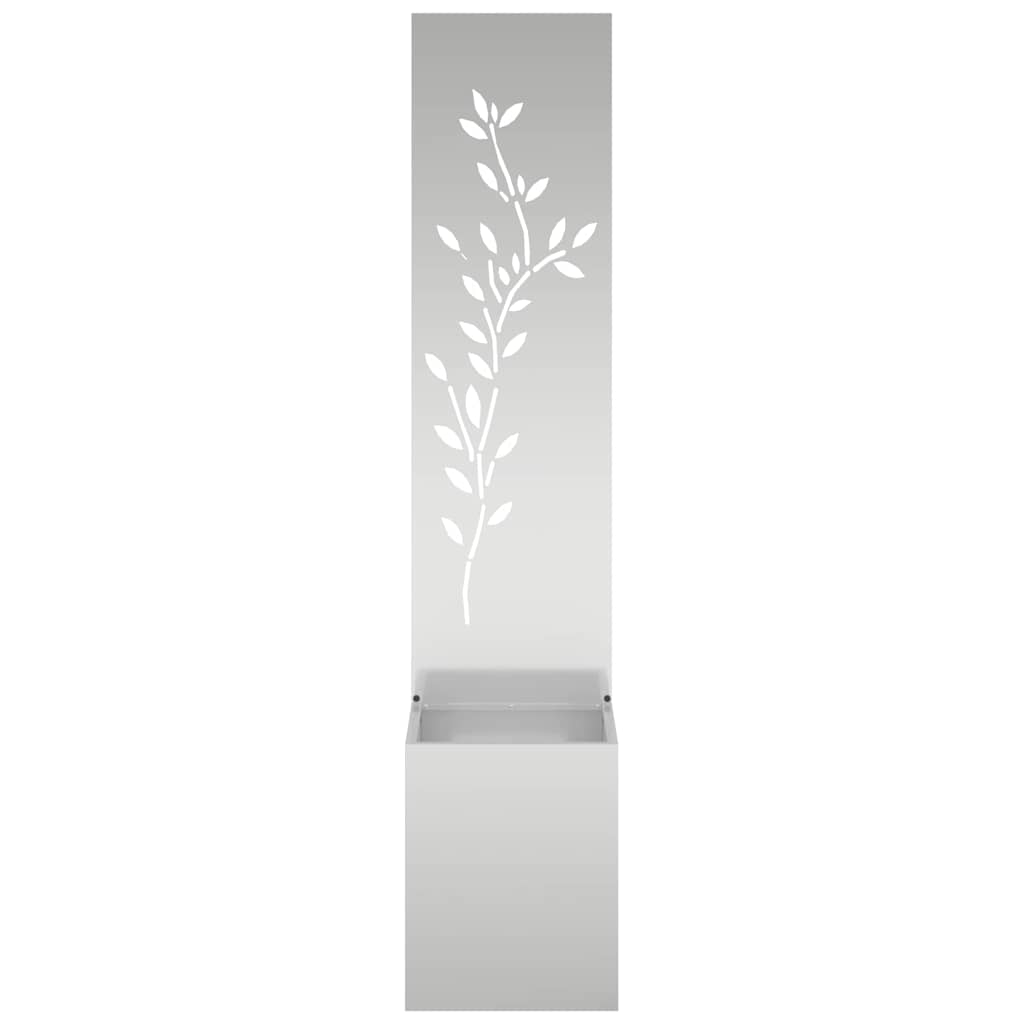 Écran de confidentialité de jardin Floral Argent 32 x 140 cm - XIOS