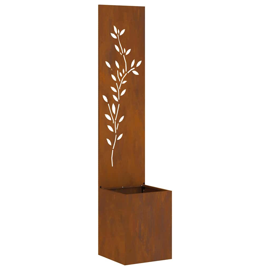 Écran de confidentialité de jardin Floral Rouillé 32 x 140 cm XIOS