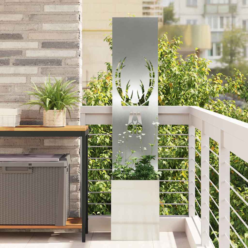 Écran de confidentialité de jardin Argent 32 x 140 cm XIOS
