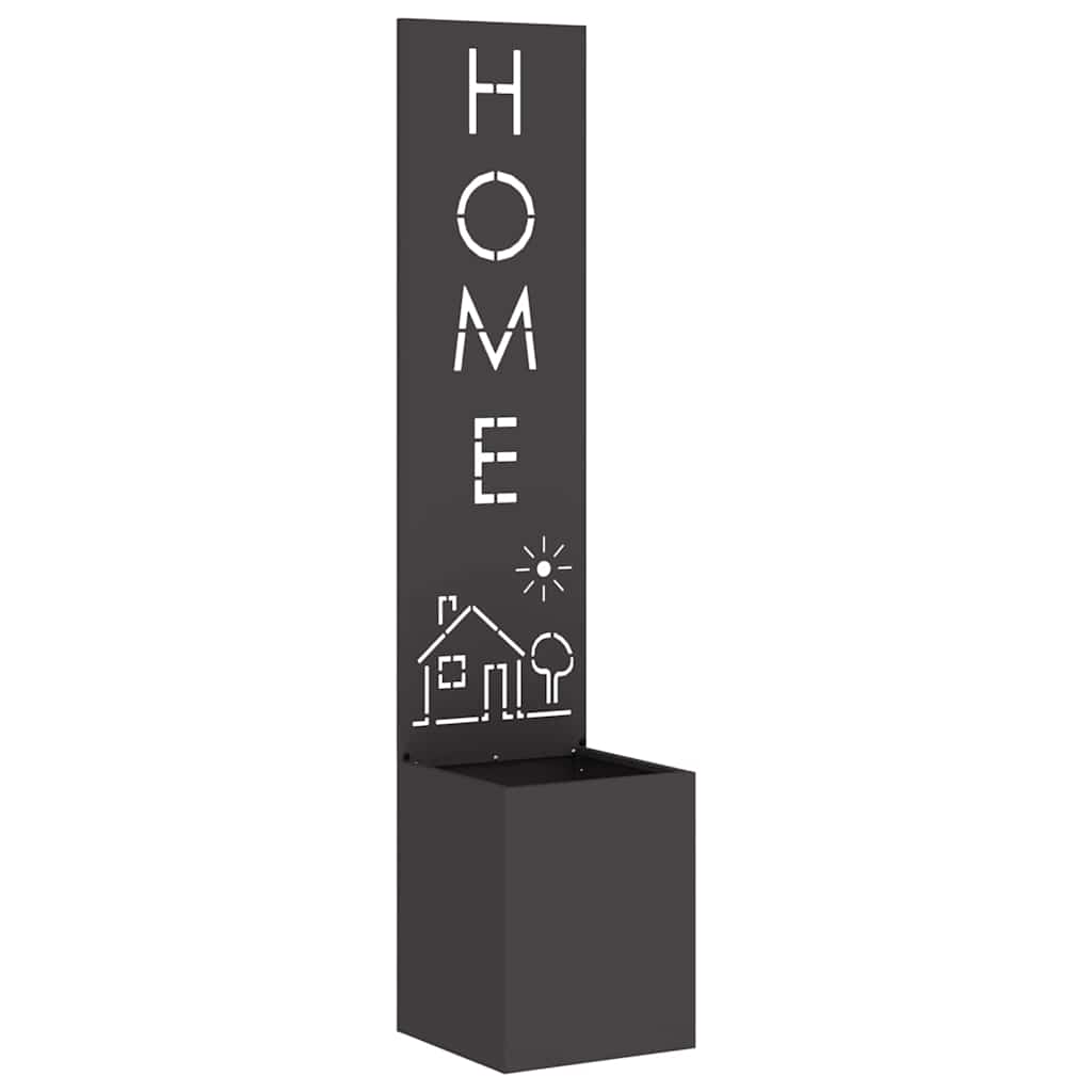Écran de confidentialité de jardin Fretwork Noir 32 x 140 cm XIOS