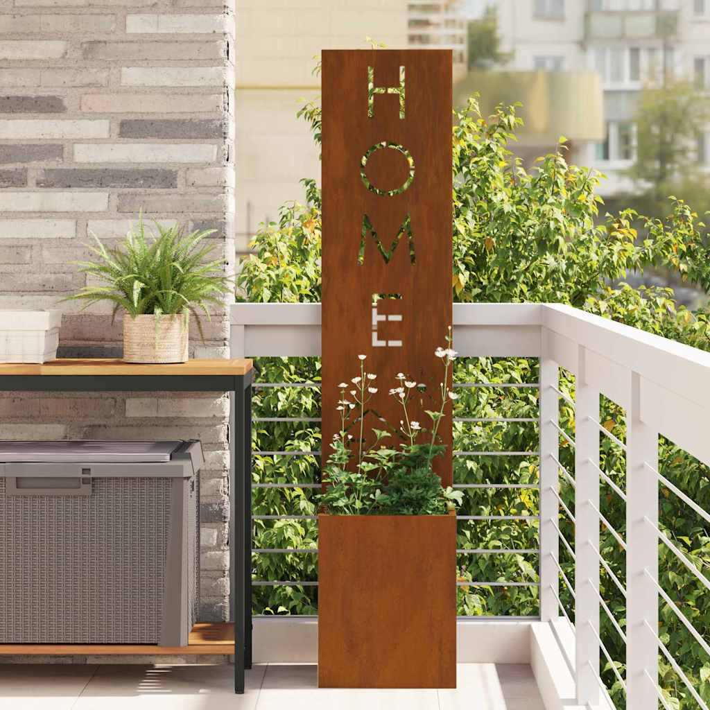 Écran de confidentialité de jardin Fretwork Rouillé 32 x 140 cm XIOS