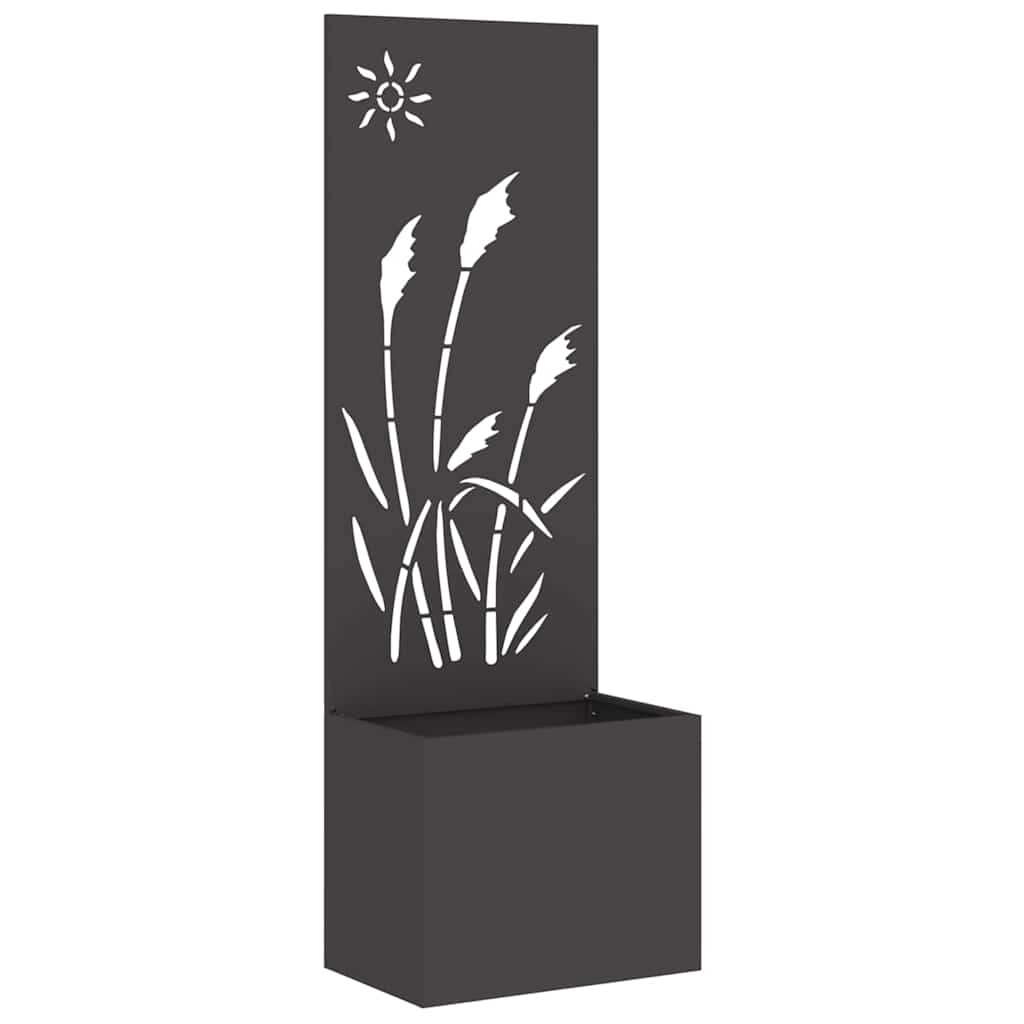 Écran de confidentialité de jardin Fretwork Noir 50 x 140 cm - XIOS