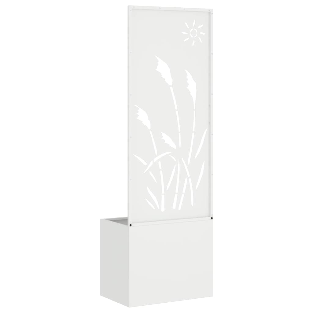 Écran de confidentialité de jardin Fretwork Blanc 50 x 140 cm - XIOS
