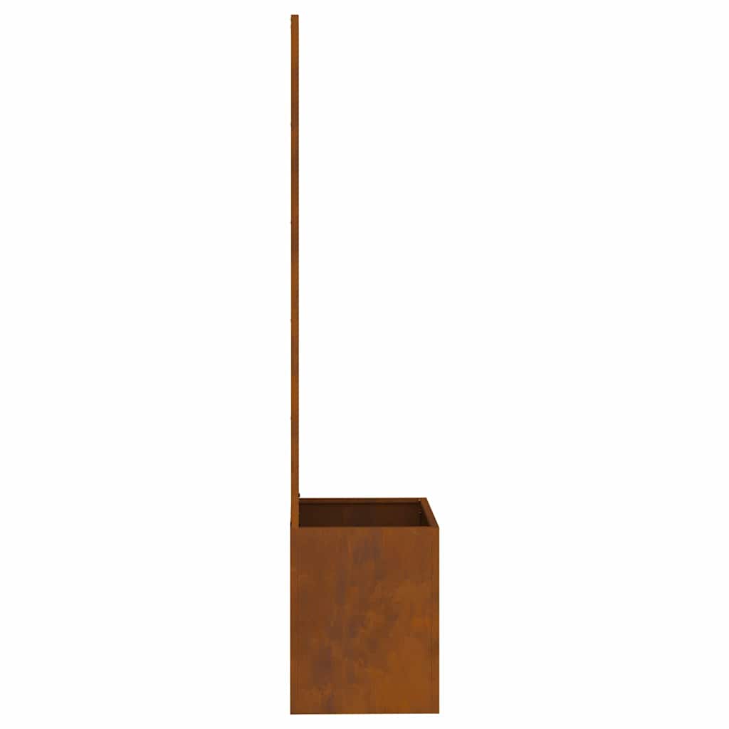Jardinier avec Panneau Décoratif Rouillé 50 x 140 cm - XIOS