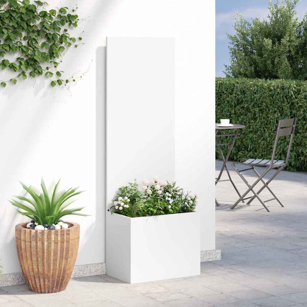 Écran de confidentialité de jardin Fretwork Blanc 50 x 140 cm - XIOS