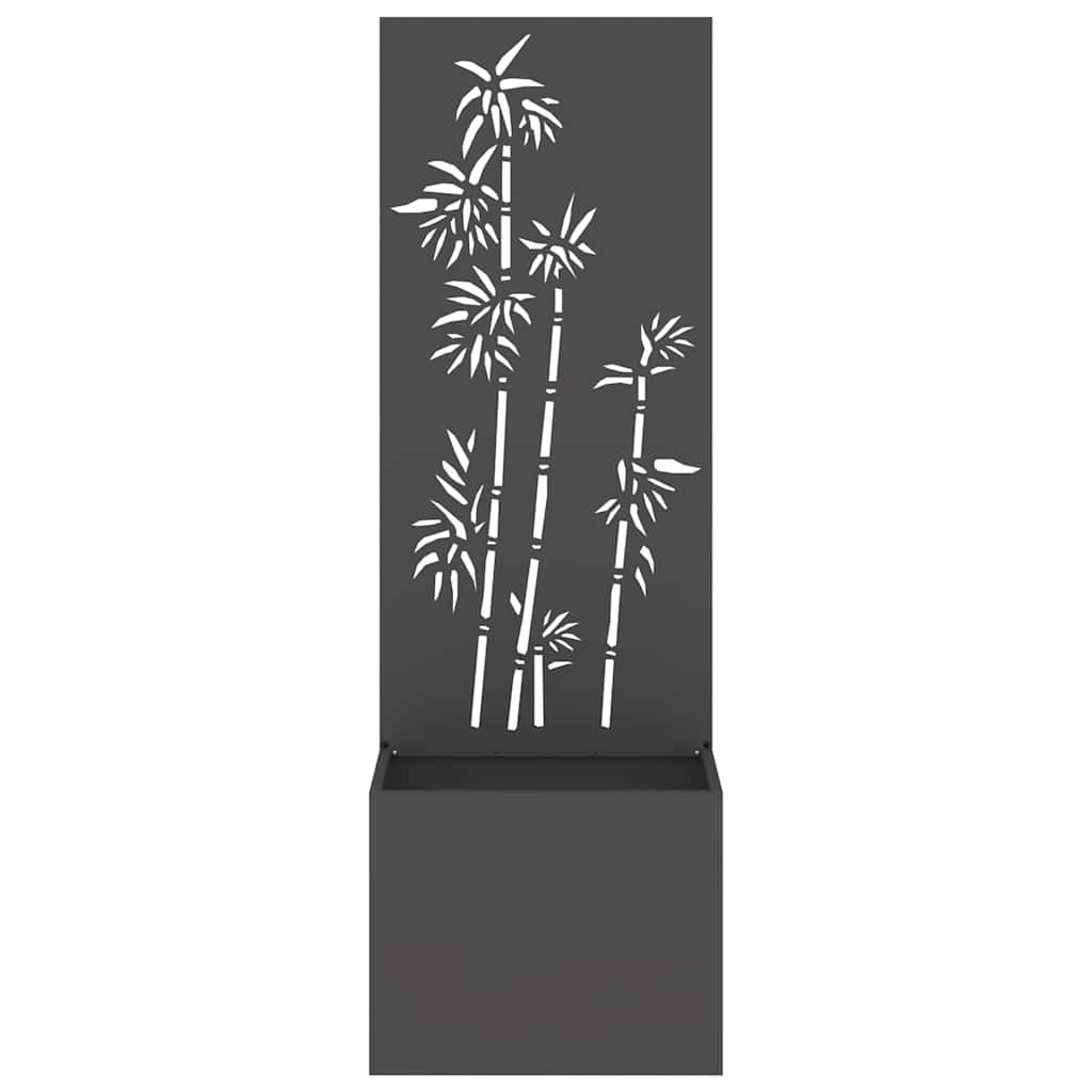 Écran de confidentialité de jardin Floral Noir 50 x 140 cm - XIOS