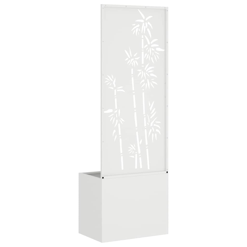 Écran de confidentialité de jardin Floral Blanc 50 x 140 cm - XIOS