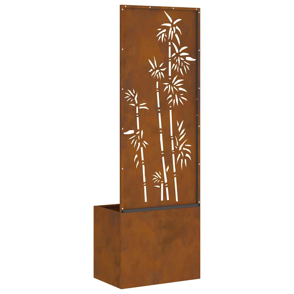 Écran de confidentialité de jardin Floral Rouillé 50 x 140 cm - XIOS