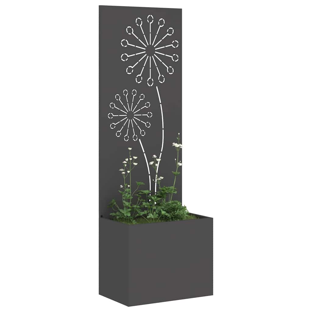 Écran de confidentialité de jardin Fretwork Noir 50 x 140 cm - XIOS