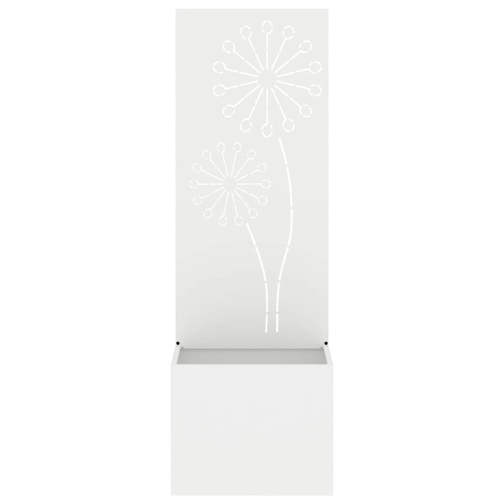 Écran de confidentialité de jardin Fretwork Blanc 50 x 140 cm - XIOS