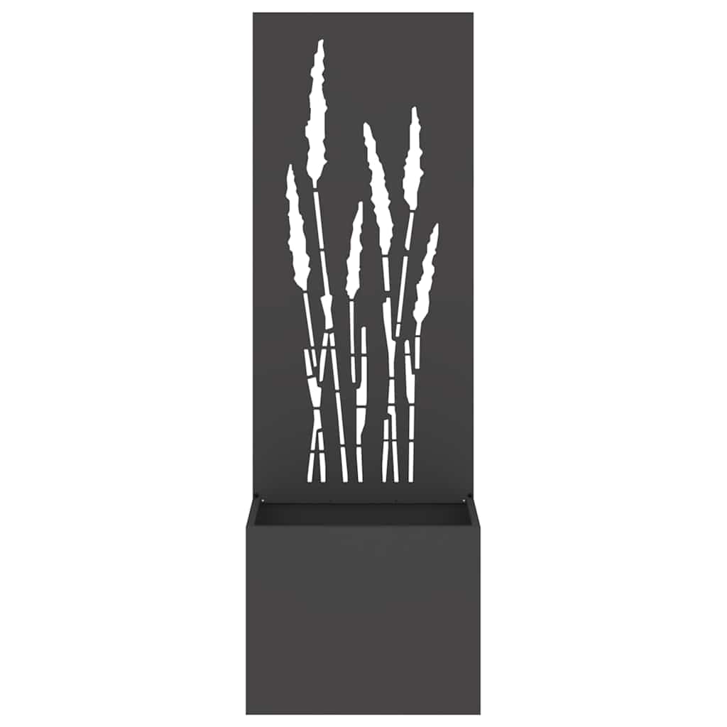 Écran de confidentialité de jardin Fretwork Noir 50 x 140 cm - XIOS