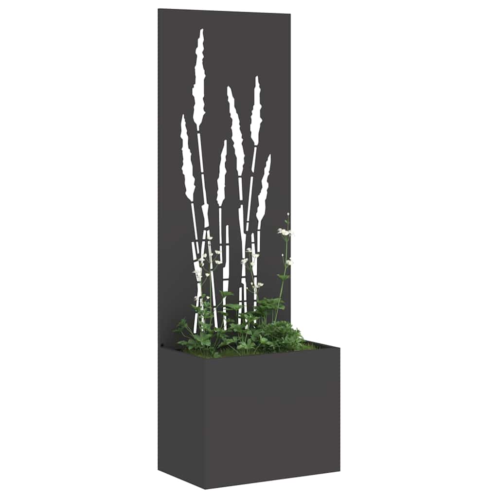 Écran de confidentialité de jardin Fretwork Noir 50 x 140 cm - XIOS