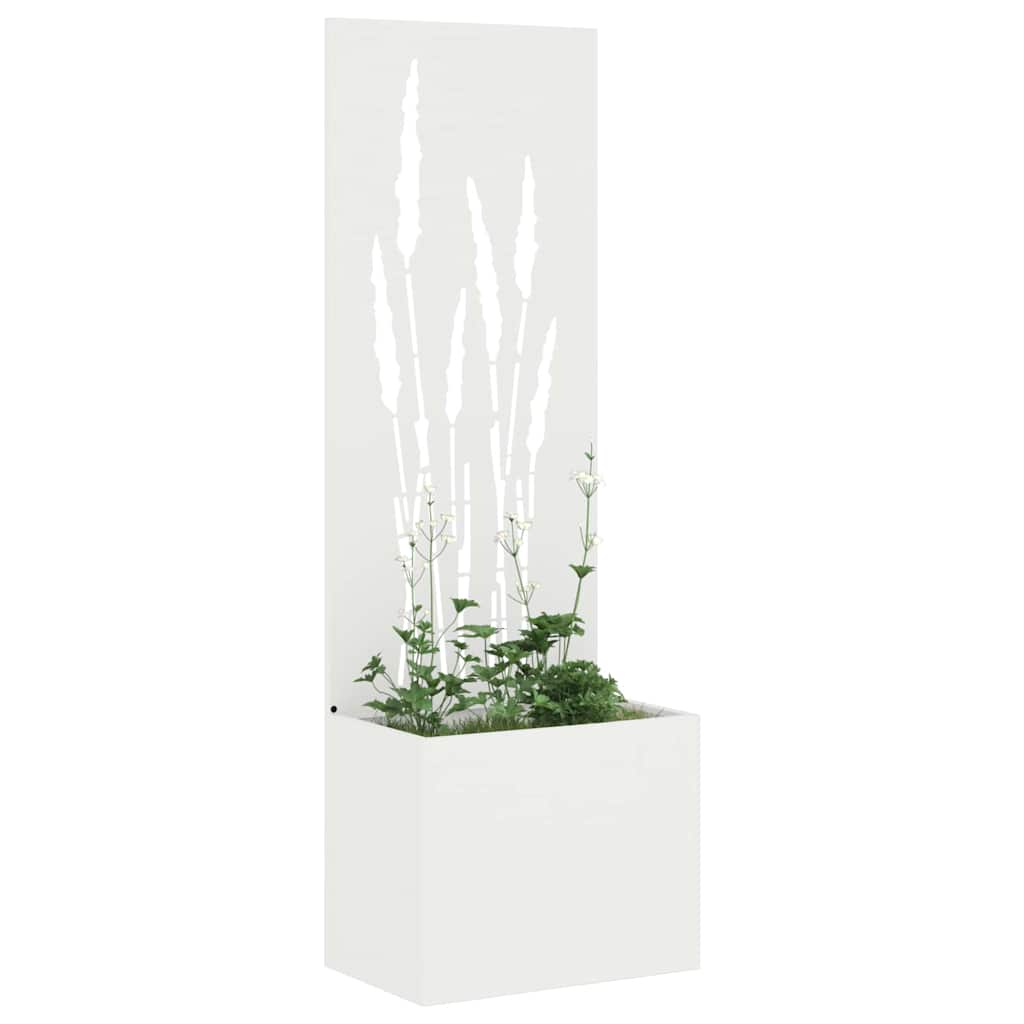 Écran de confidentialité de jardin Fretwork Blanc 50 x 140 cm - XIOS