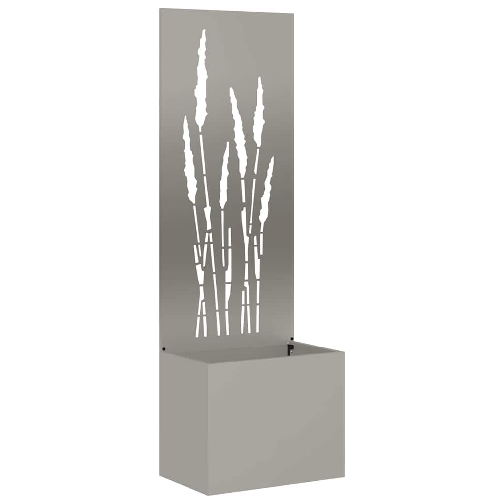 Jardinier avec Panneau Décoratif Rouillé 50 x 140 cm - XIOS