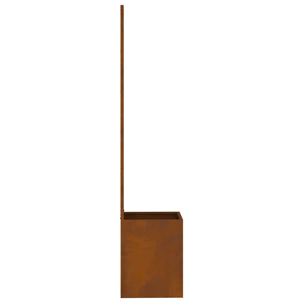Jardinier avec Panneau Décoratif Rouillé 50 x 140 cm - XIOS