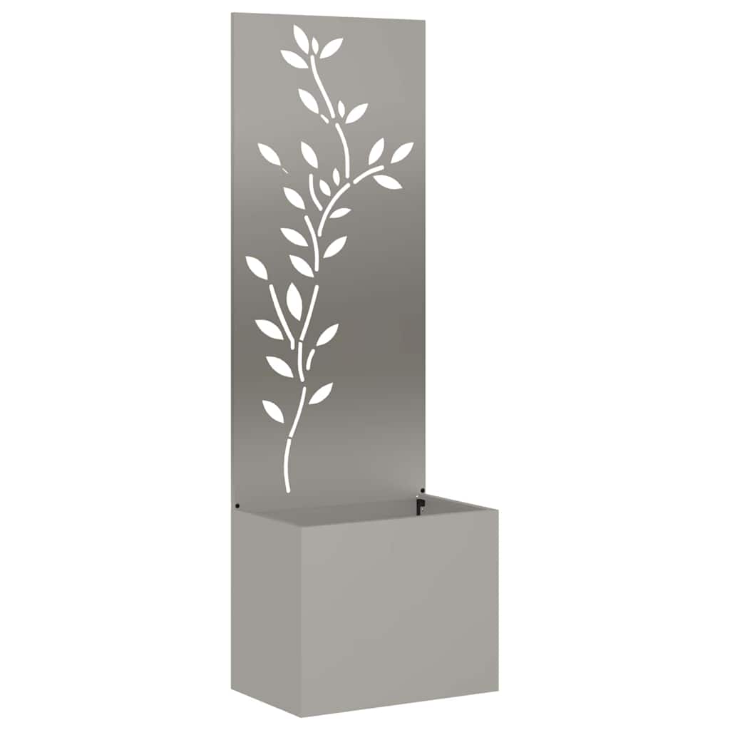 Jardinier avec Panneau Décoratif Rouillé 50 x 140 cm - XIOS