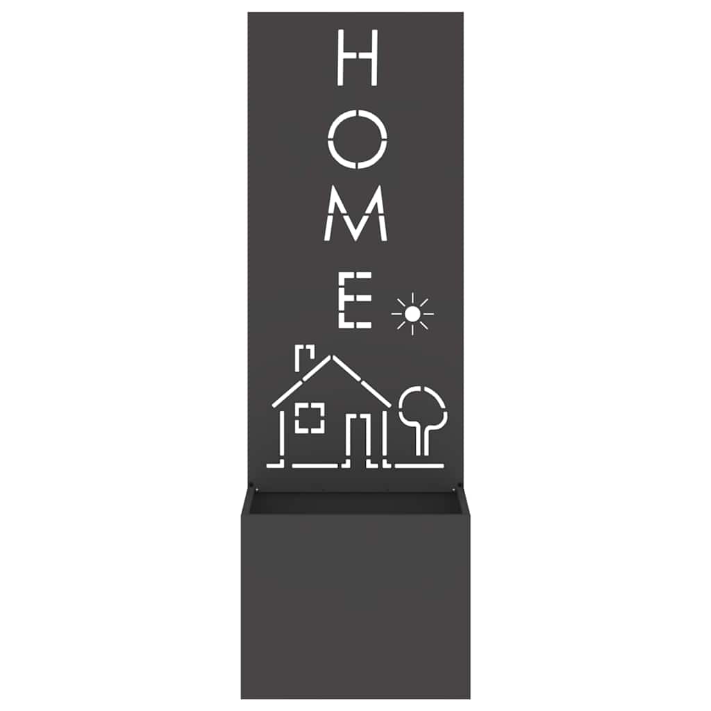 Écran de confidentialité de jardin Fretwork Noir 50 x 140 cm - XIOS