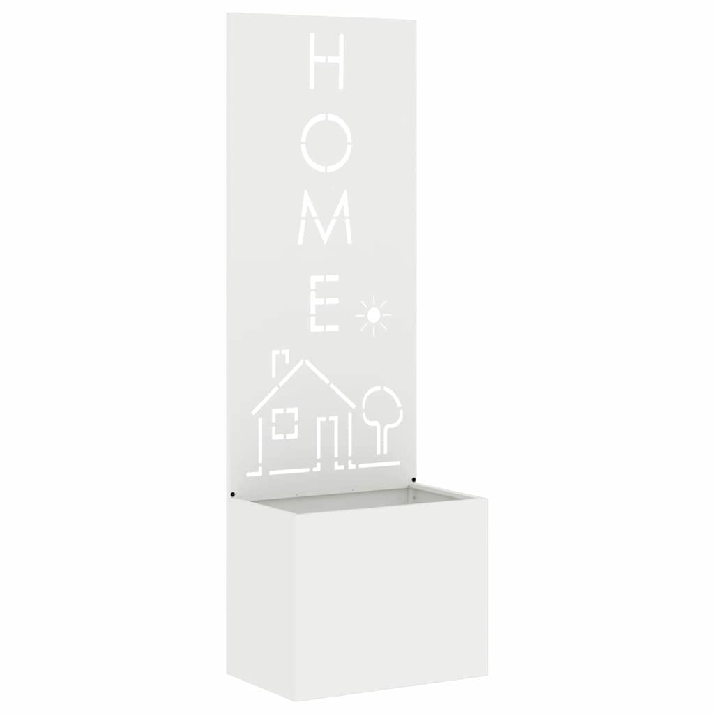 Écran de confidentialité de jardin Fretwork Blanc 50 x 140 cm - XIOS