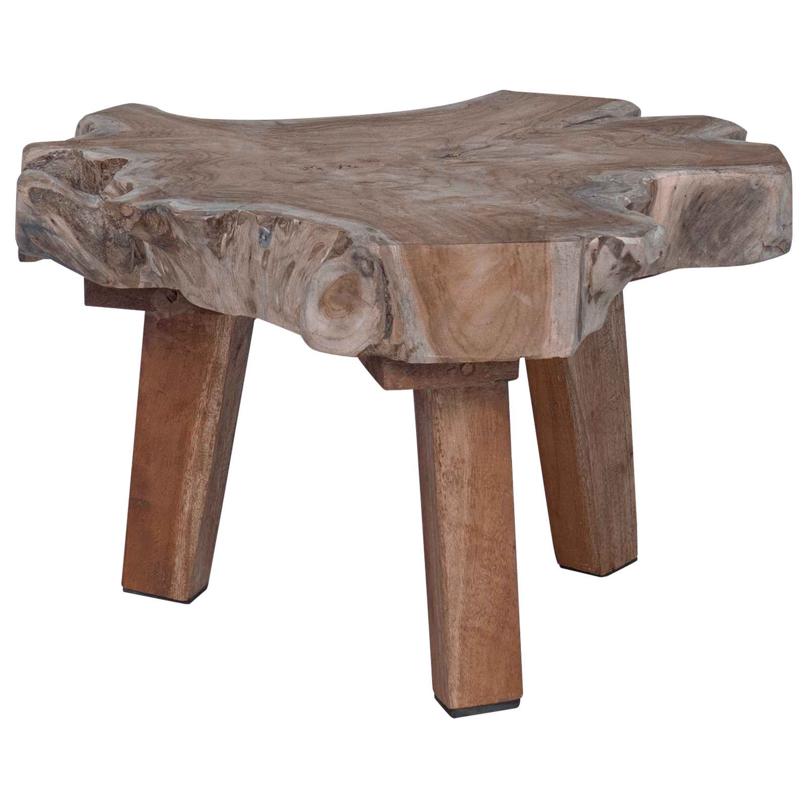 Table de chevet Marron 40 x 40 x 25 cm Bois Recyclé Solide