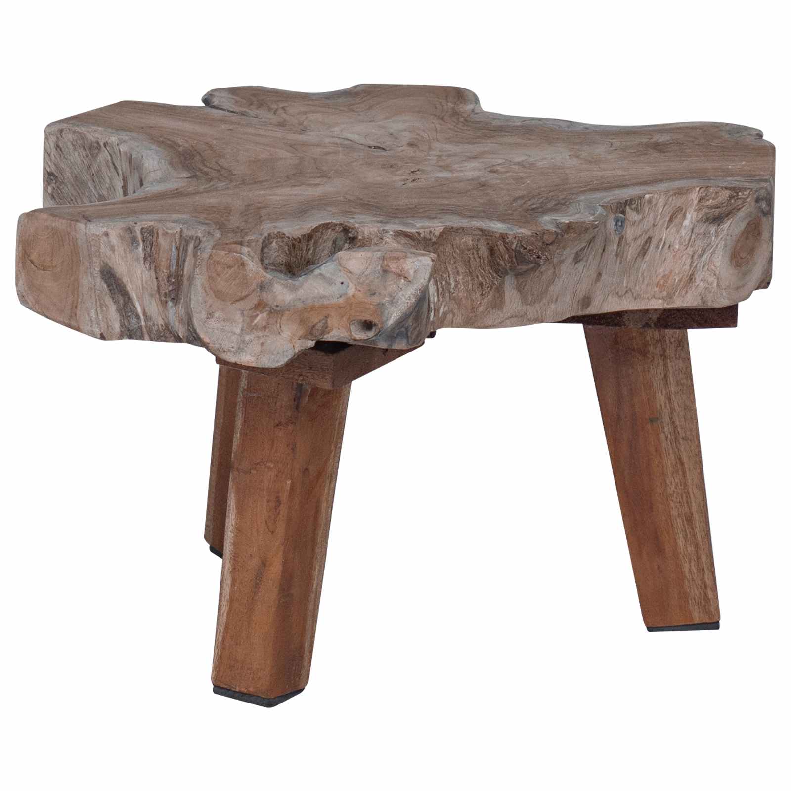 Table de chevet Marron 40 x 40 x 25 cm Bois Recyclé Solide