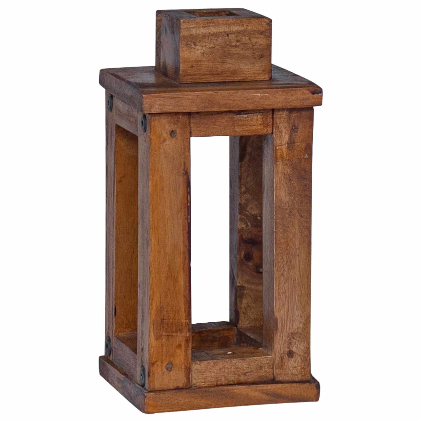 Lanterne 3 pcs Naturel Bois d'Acajou - XIOS