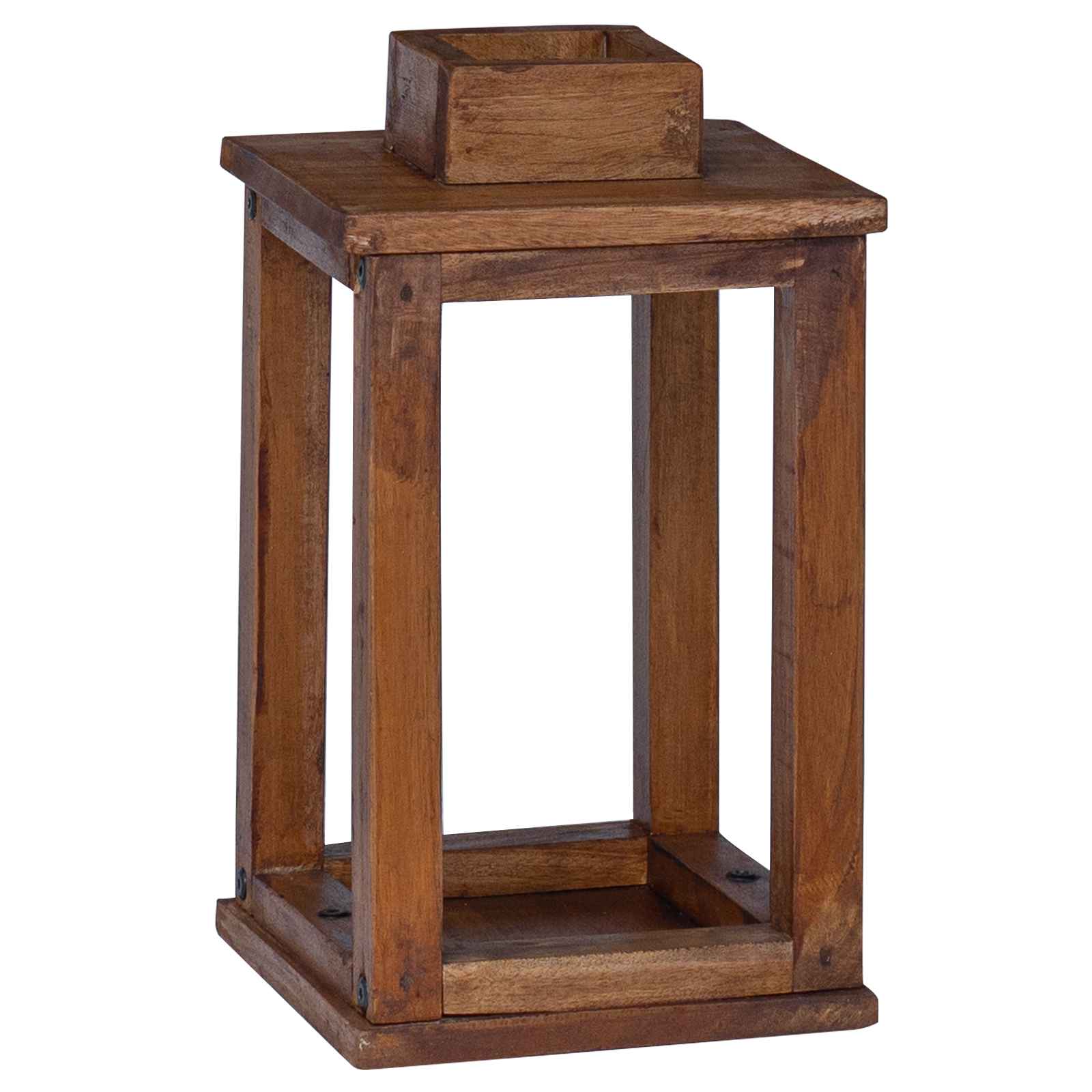 Lanterne 3 pcs Naturel Bois d'Acajou - XIOS