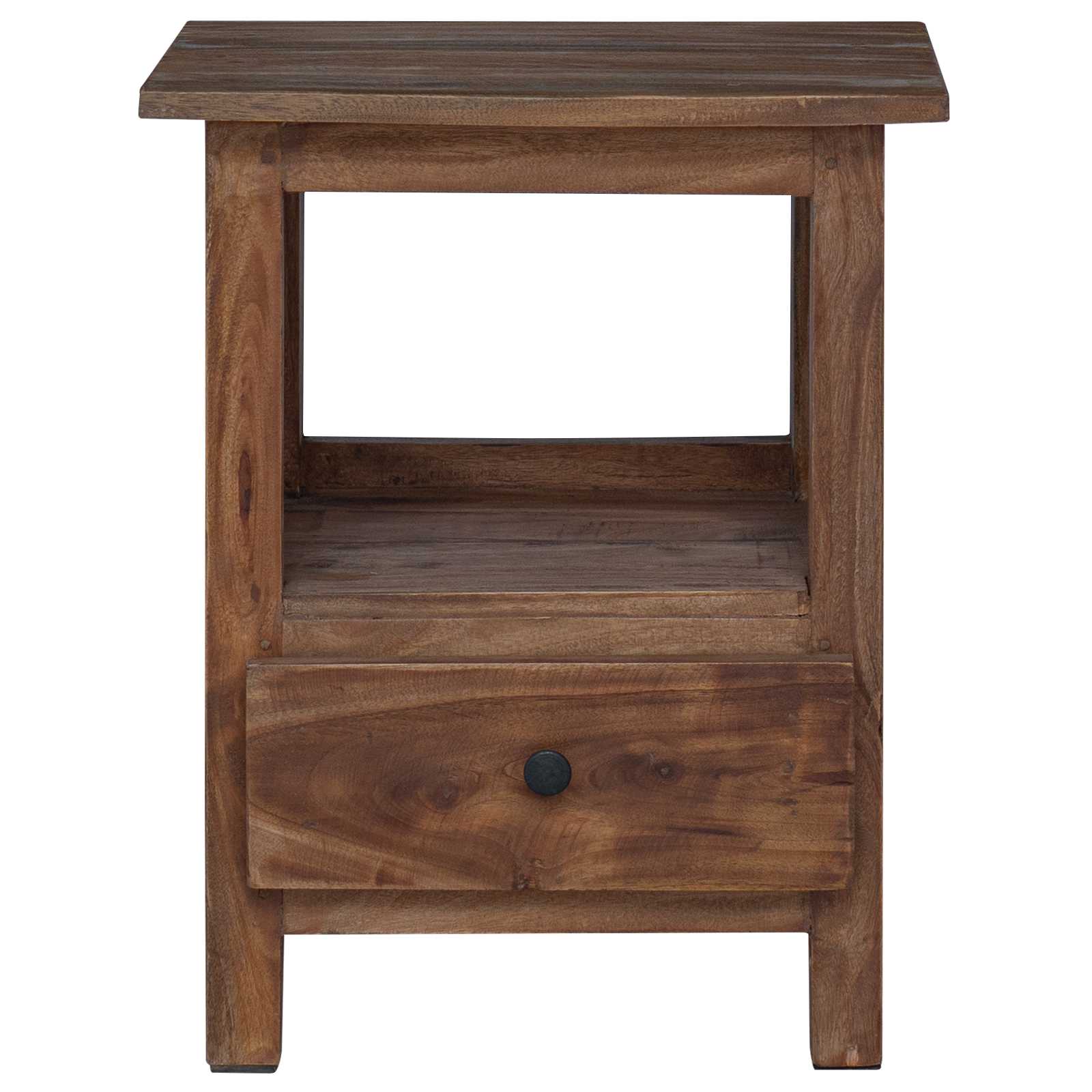 Table de chevet Marron 30 x 30 x 47 cm Bois Recyclé Solide