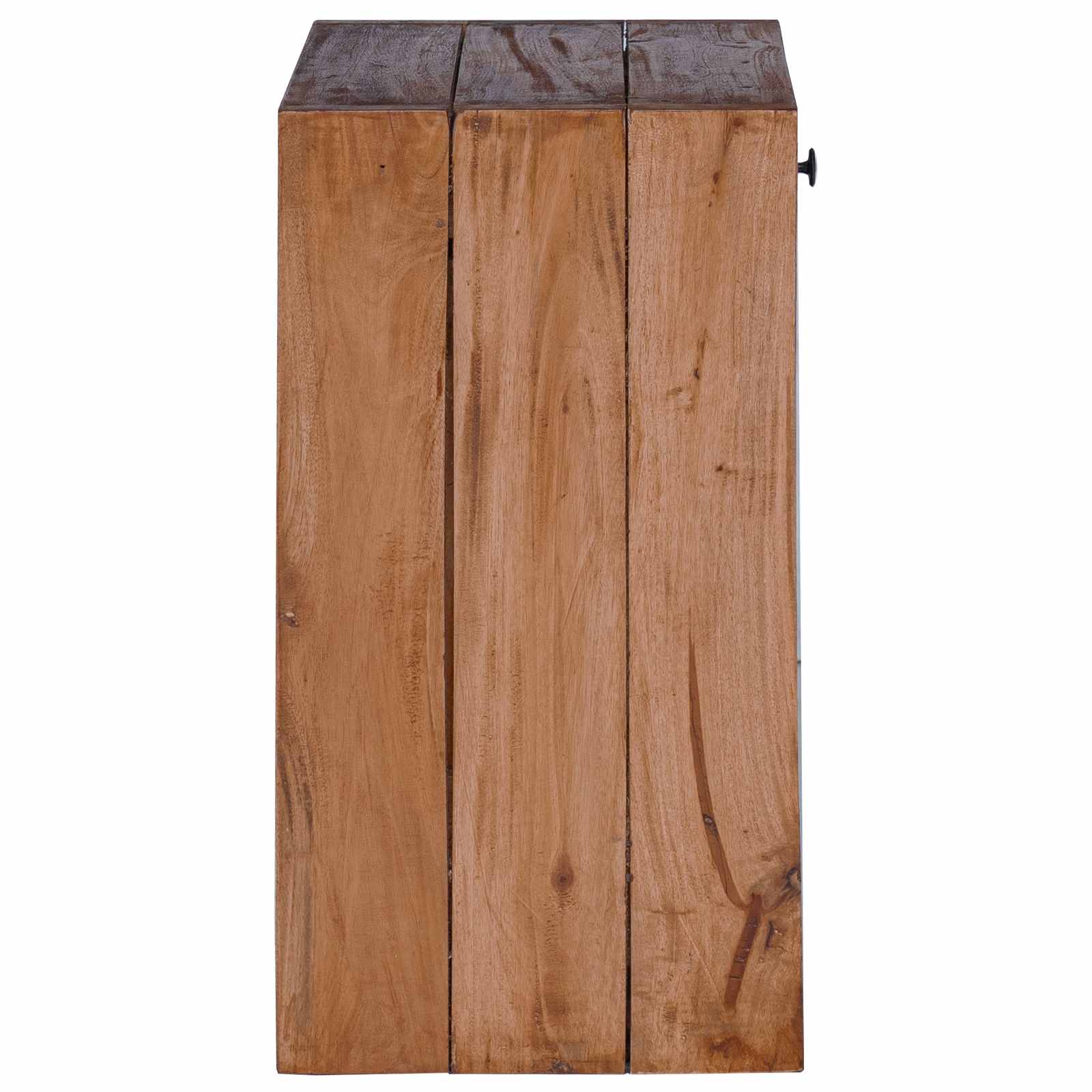 Table de chevet Marron 63 x 30 x 79 cm Bois de Mahogany Massif