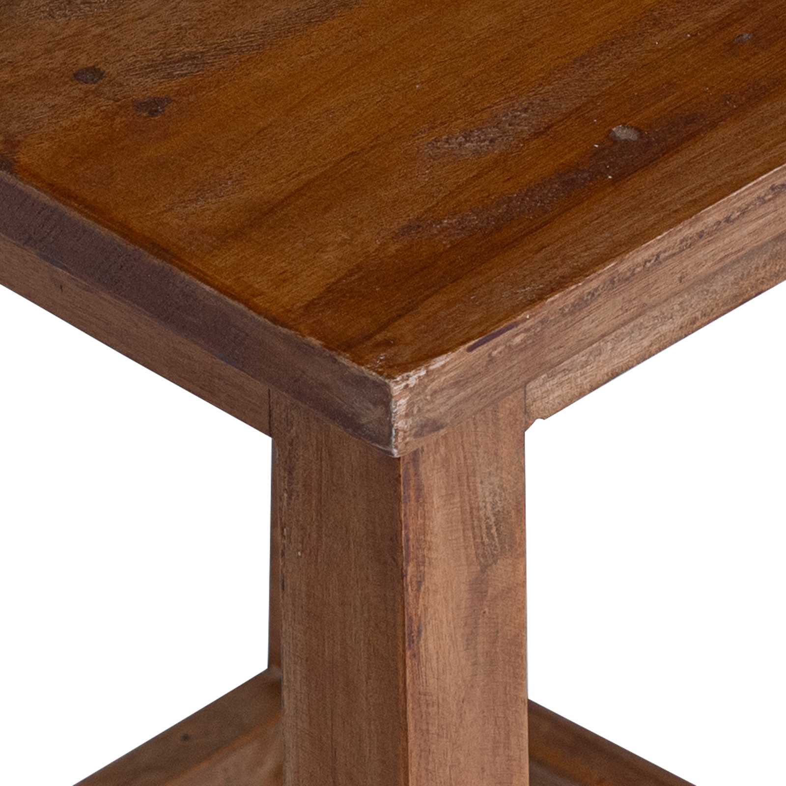 Tabouret Naturel 30 x 30 x 47 cm Bois d'Acajou - XIOS