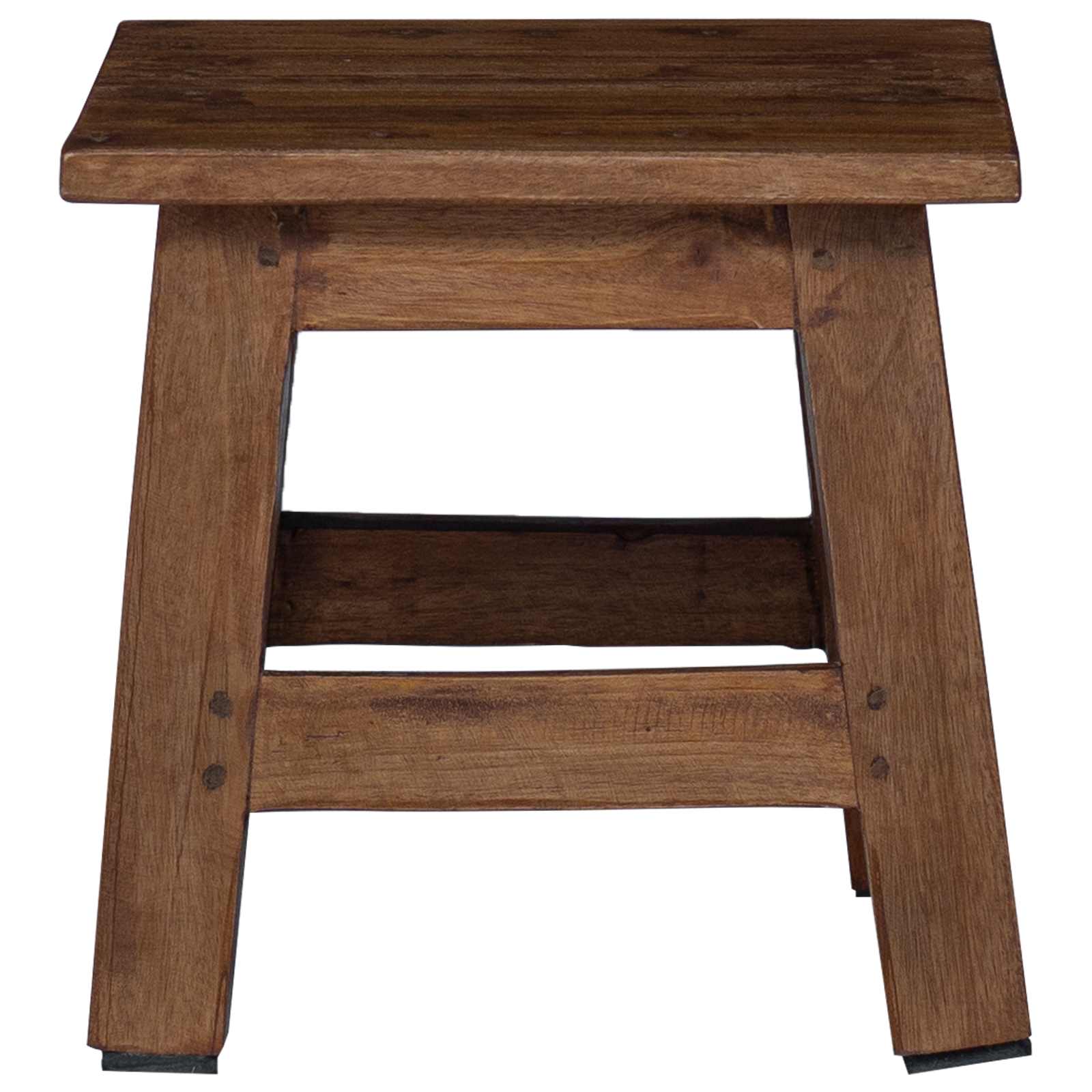 Tabouret Naturel 26 x 26 x 26 cm Bois d'Acajou - XIOS