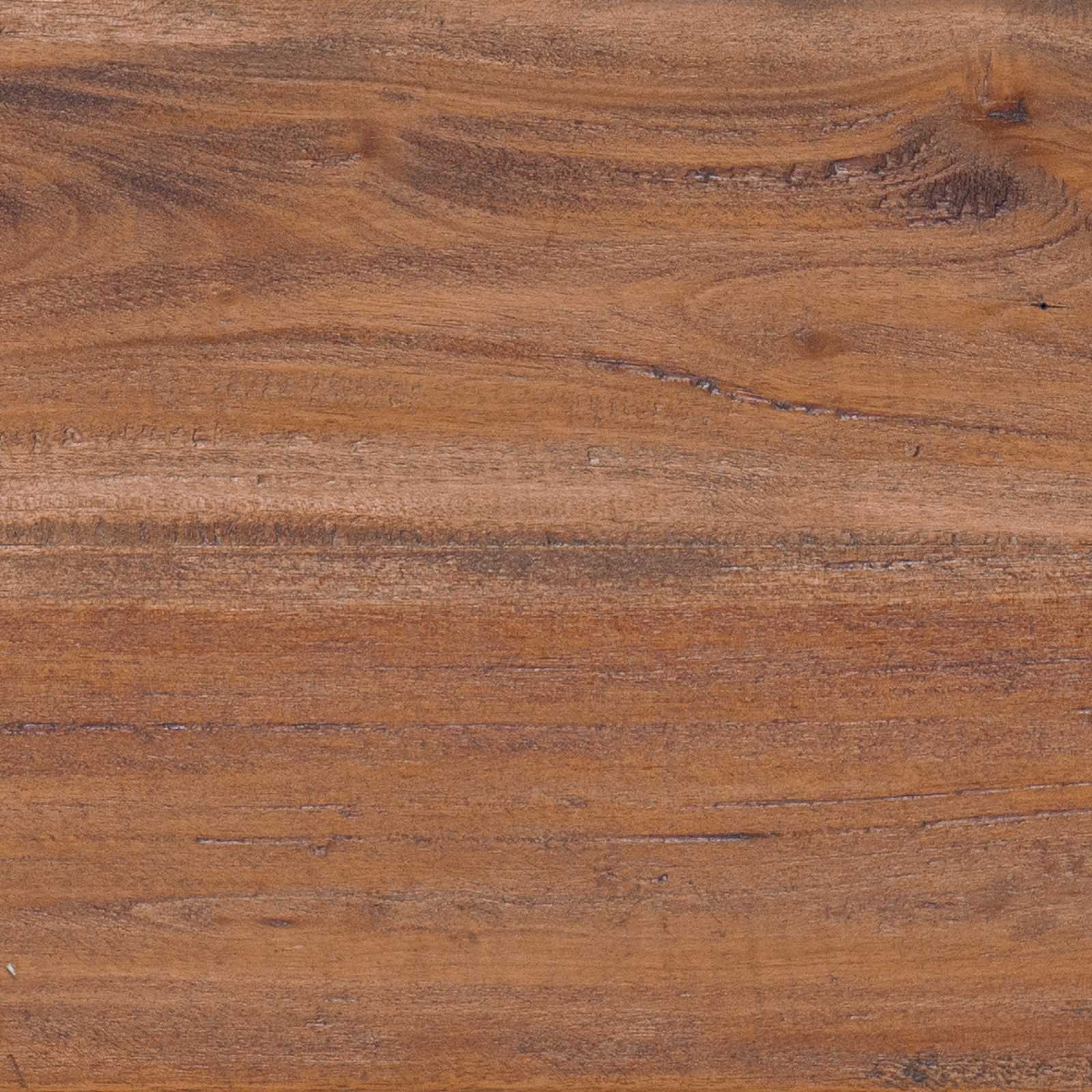 banc Naturel 50,5 x 25 x 47,5 cm Bois massif d'acajou - XIOS