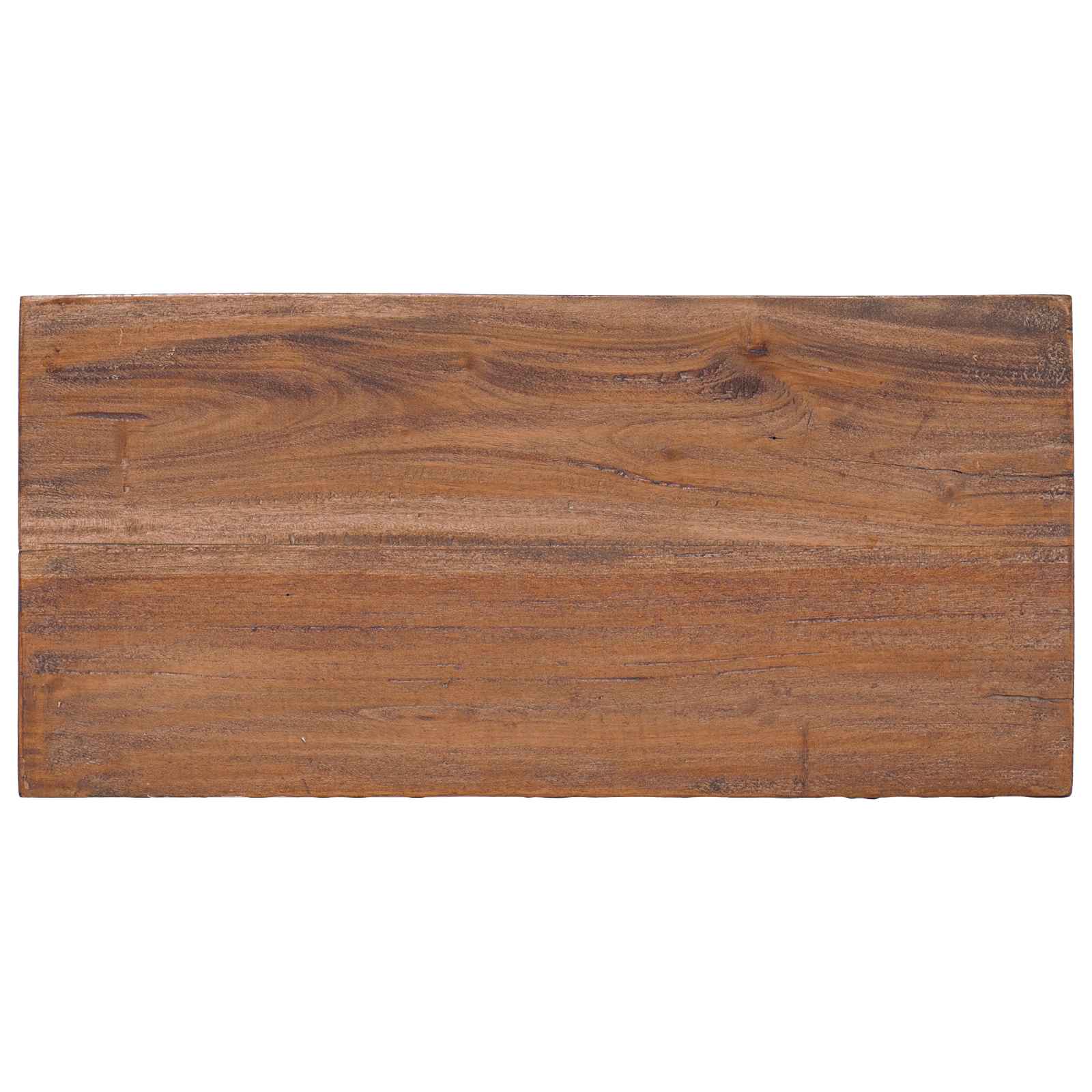banc Naturel 50,5 x 25 x 47,5 cm Bois massif d'acajou - XIOS
