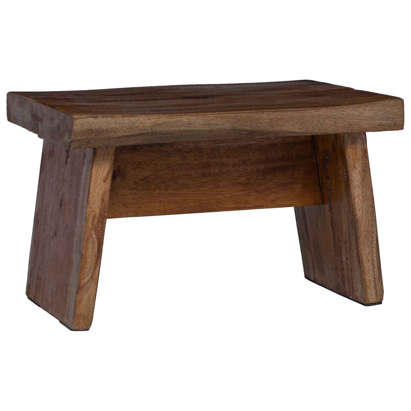 Tabouret Naturel 29 x 20 x 17 cm Bois d'Acajou - XIOS
