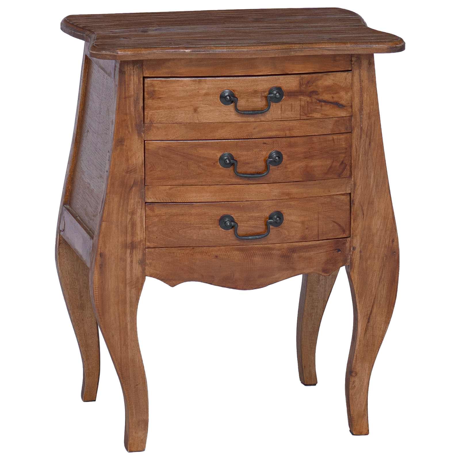 Coffre de rangement 48 x 35 x 64 cm Bois de Mahogany Massif - XIOS