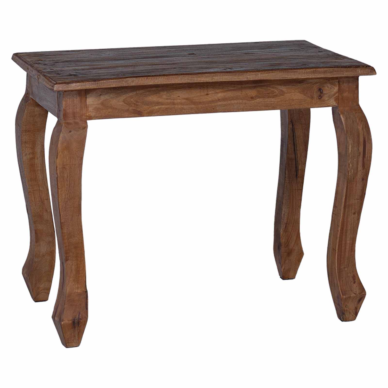 Table Gigogne 3 pcs Marron Bois massif d'acajou - XIOS