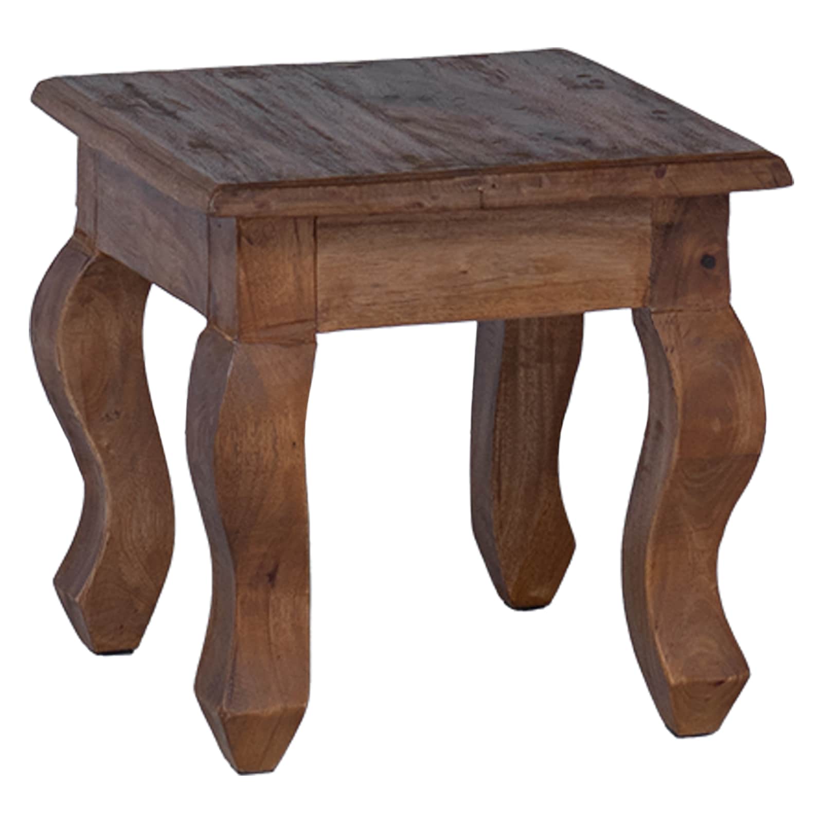 Table Gigogne 3 pcs Marron Bois massif d'acajou - XIOS