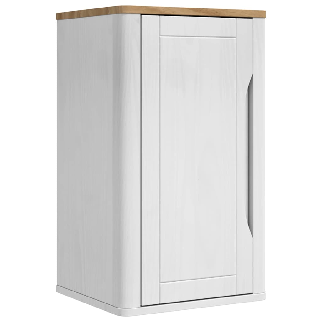 Ensemble de mobilier de salle de bain FLORO 3 pièces Blanc
