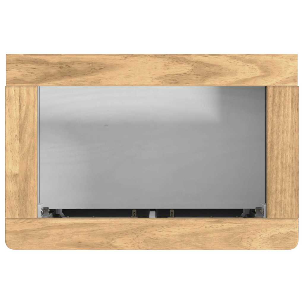 Ensemble de mobilier de salle de bain FLORO 3 pièces Blanc