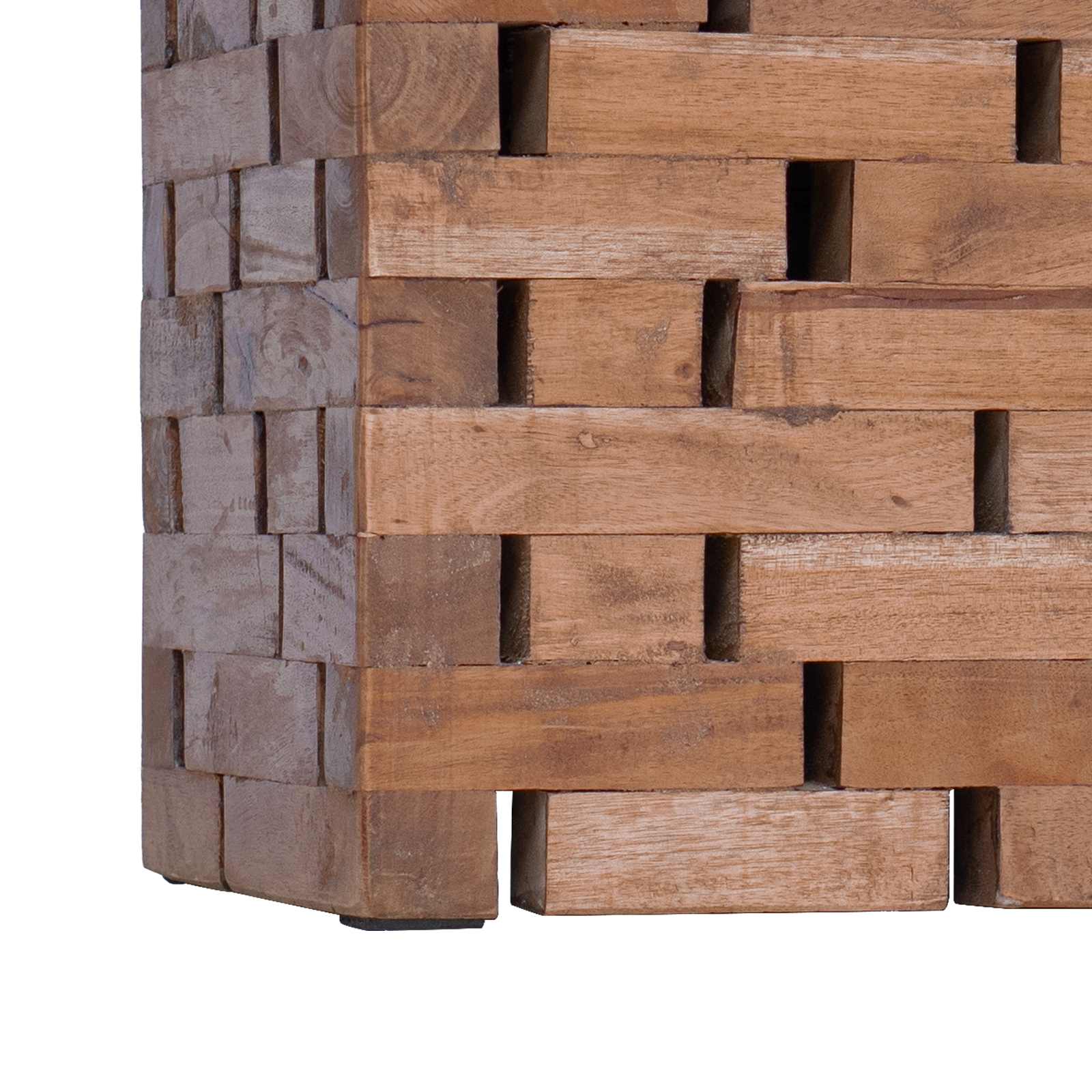 Tabouret Naturel 29 x 29 x 48 cm Bois massif de récupération - XIOS