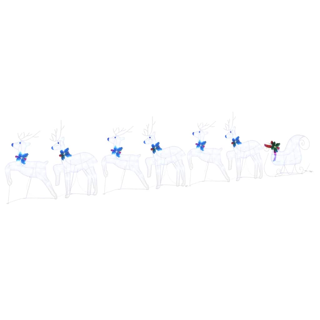 Rennes LED 7 pcs Blanc tissu - XIOS