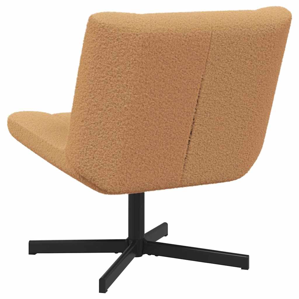 Chaise pivotante Beige 63 x 75 x 76 cm Peau de mouton - XIOS