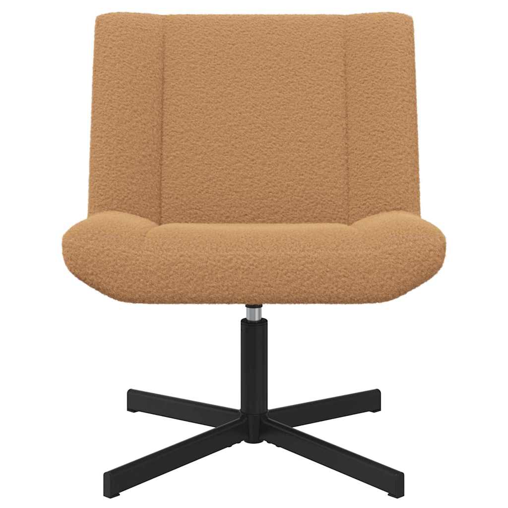 Chaise pivotante Beige 63 x 75 x 76 cm Peau de mouton - XIOS
