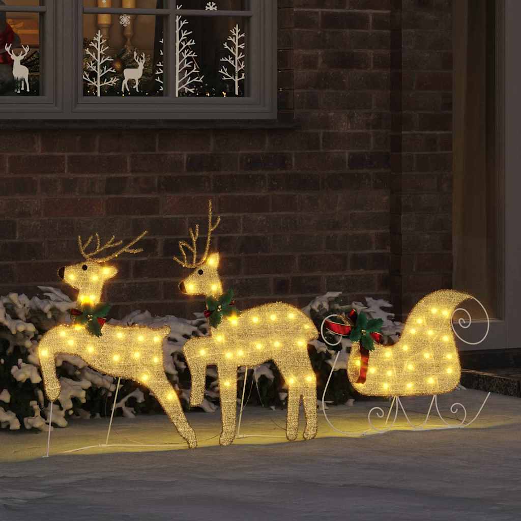 Rennes LED 3 pcs Blanc chaud tissu - XIOS