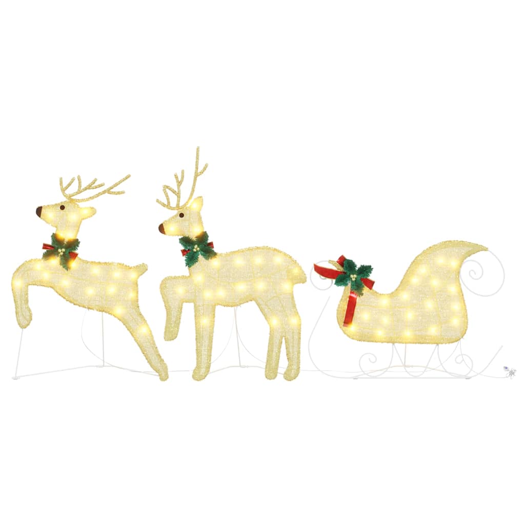 Rennes LED 3 pcs Blanc chaud tissu - XIOS