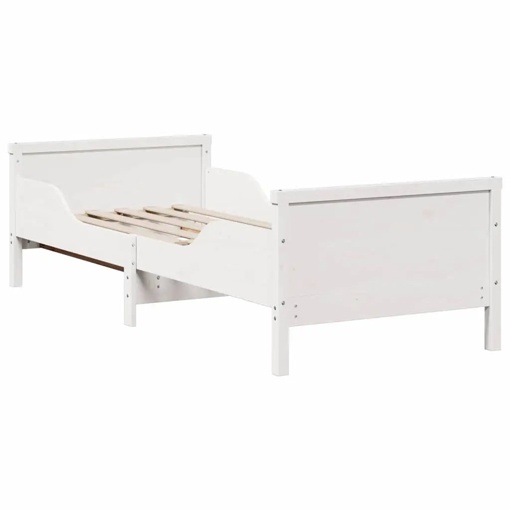 Cadre de lit avec matelas extensible Blanc 80 x 200 cm - XIOS