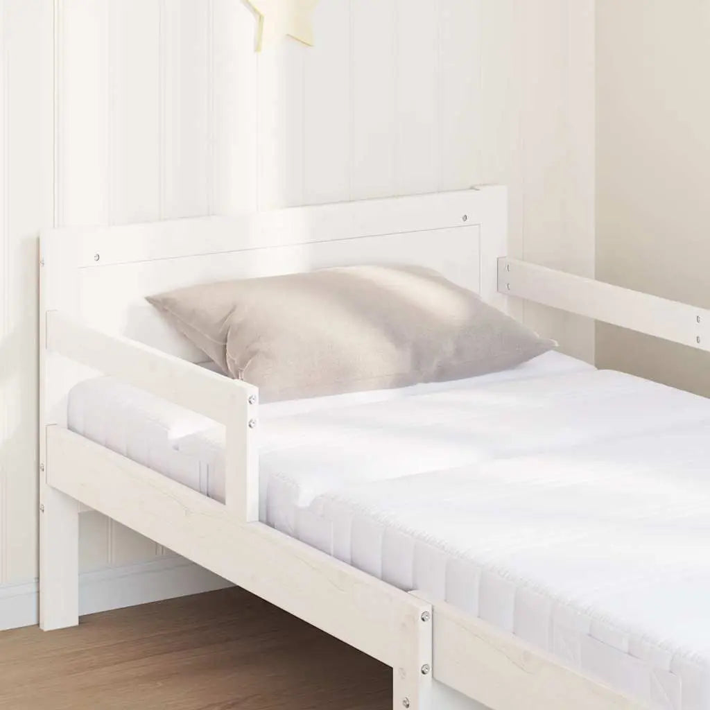 Cadre de lit avec matelas extensible Blanc 80 x 200 cm - XIOS