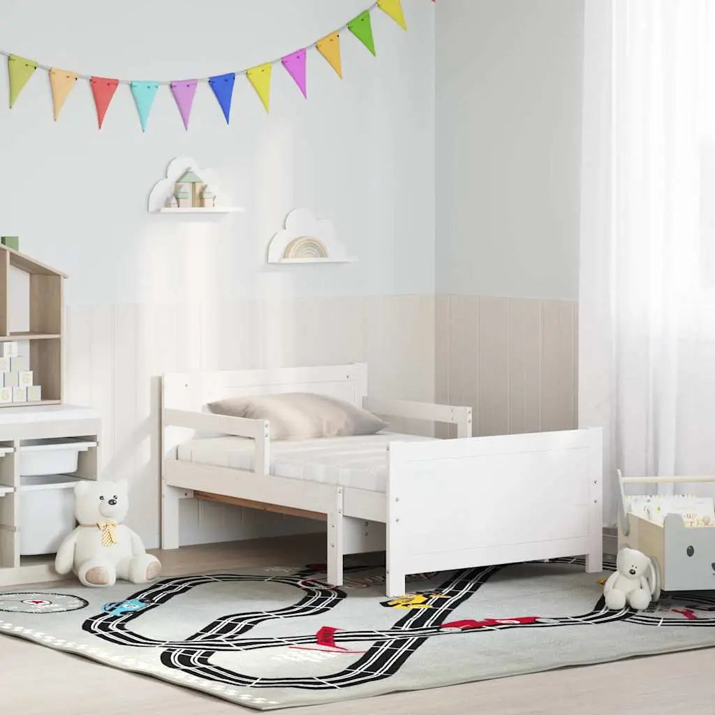 Cadre de lit avec matelas extensible Blanc 80 x 200 cm - XIOS