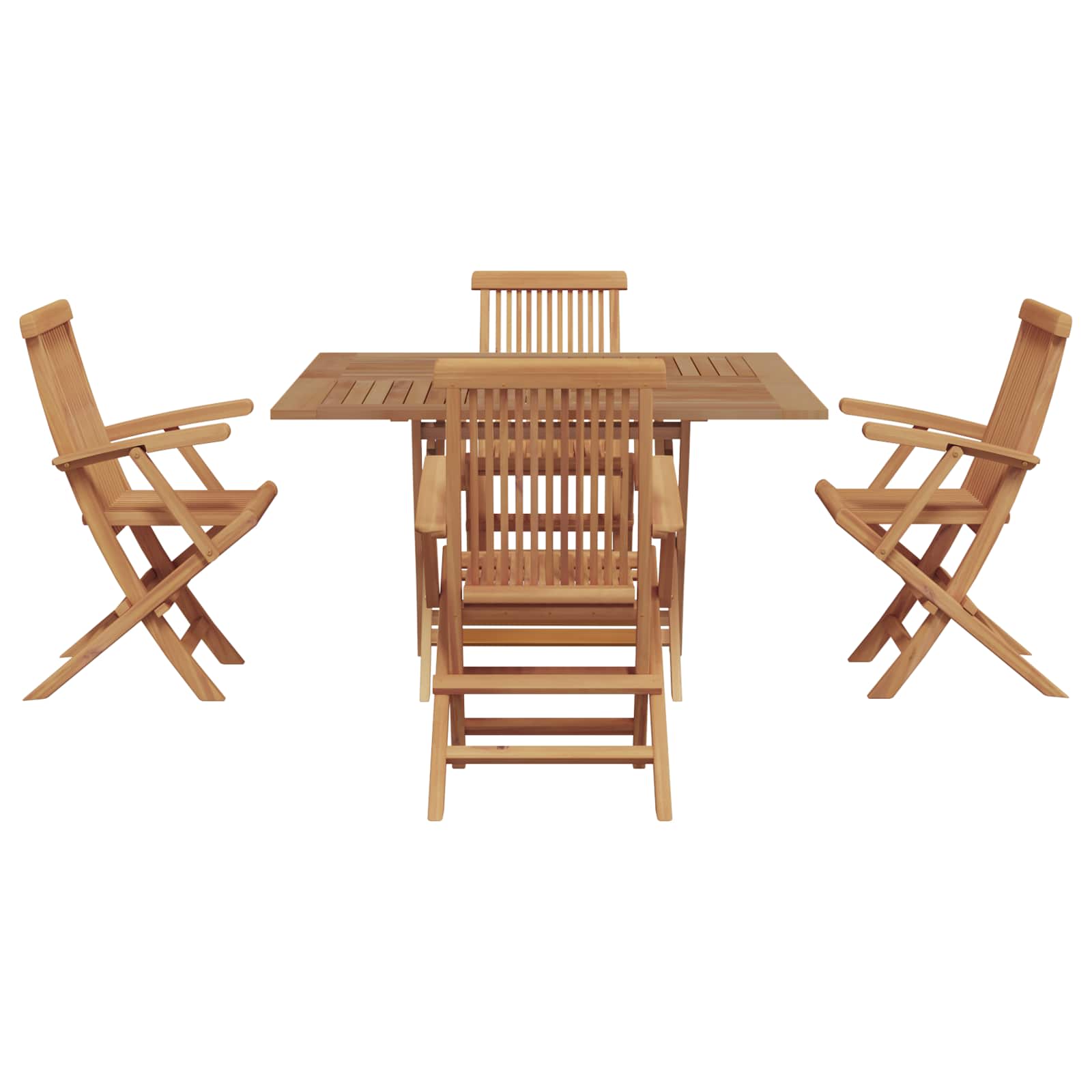Ensemble de salle à manger pour jardin Marron Teck massif - XIOS